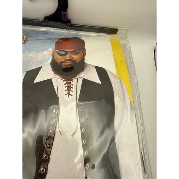 Spirit Halloween Costume Pirate Kit Adult 2X Plus - Picture 3 of 12